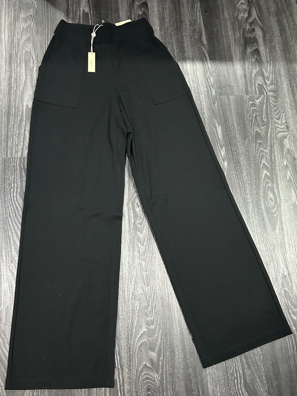 NWT Max Studio Wide-Leg Black Women's Pants - Classic Pull-On Style XS